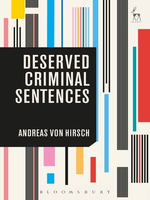 cover image of Deserved Criminal Sentences